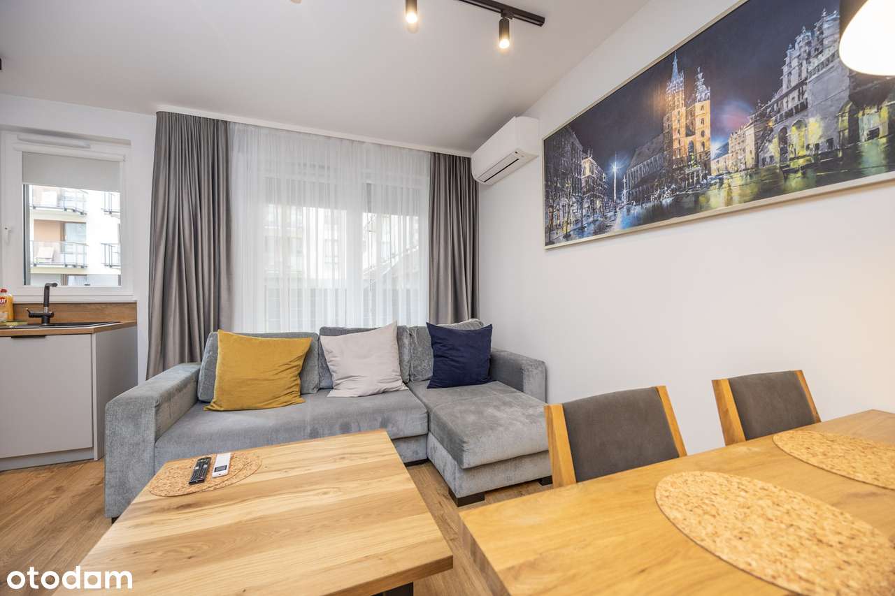 Nowoczesne 2-pokojowe mieszkanie z ogródkiem 37 m2 ulWrocławska Kraków-6