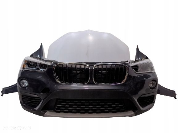 BMW X1 F48 PRZÓD MASKA PAS LAMPY LED BŁOTNIK C09 - 1