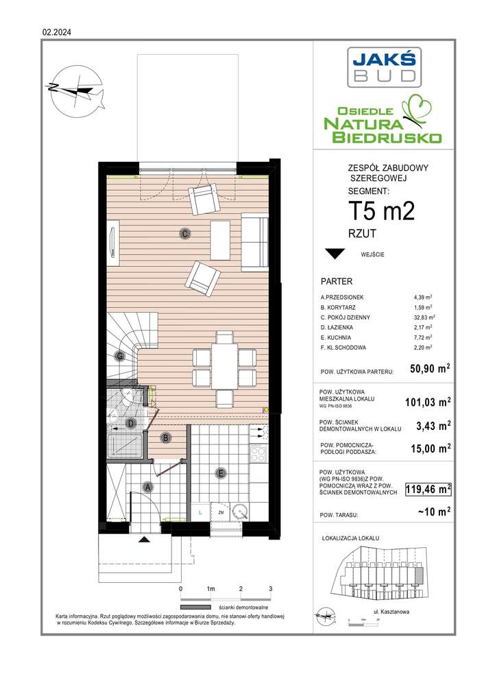 Dom w zabudowie szeregowej  |DUŻY OGRÓDEK |SKRAJNY - Pełny obrazek: 5/23