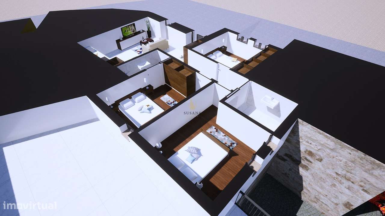 Moradia em Banda T3 Venda em Couto de Baixo e Couto de Cima,Viseu - Grande imagem: 4/12