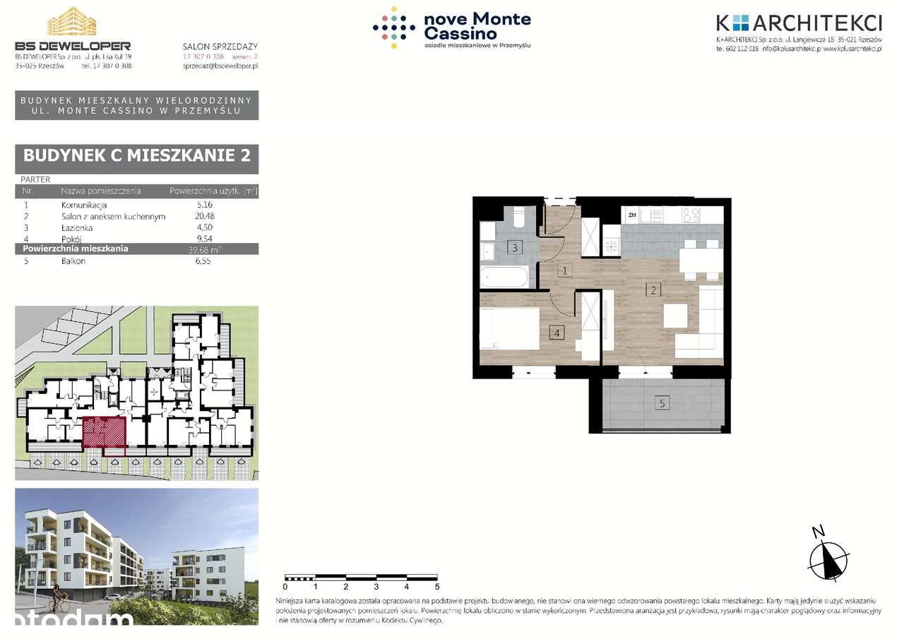 Nove Monte Cassino | mieszkanie 2-pok. | C2 - Pełny obrazek: 2/7