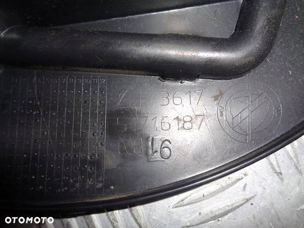 WKŁAD MOCOWANIE KOŁA ZAPASOWEGO LEWAREK KLUCZ FIAT 500 07- 51716187 - 5