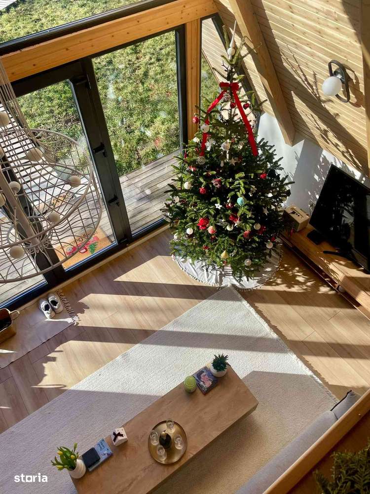 Vand cabana A frame la marginea padurii langa islaz - Imagine principală: 5/19