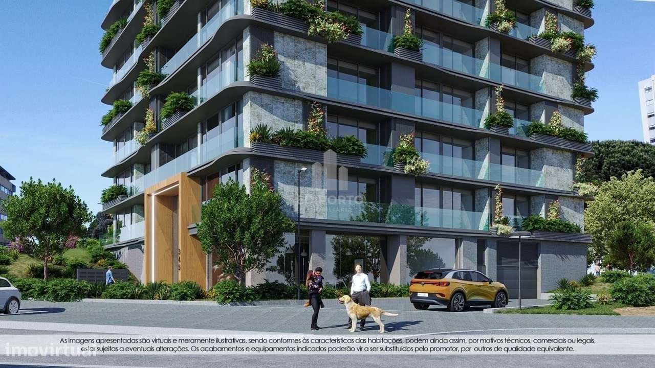 Apartamento T1, com varanda e lugar de garagem junto ao GaiaShopping - Grande imagem: 2/12