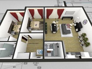 Apartamento T2 Novo, c/Piscina e Garagem perto da Praia (Cabanas de... - Grande imagem: 2/20