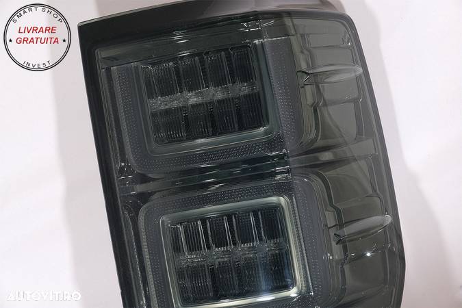 Stopuri LED Ford Ranger (2012-2018) Geam Fumuriu cu Semnal Dinamic- livrare gratuita - 3