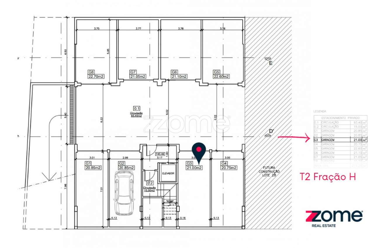 Apartamento T2 | Quinta da Maia | Novo | Garagem | Fração H - Grande imagem: 4/25