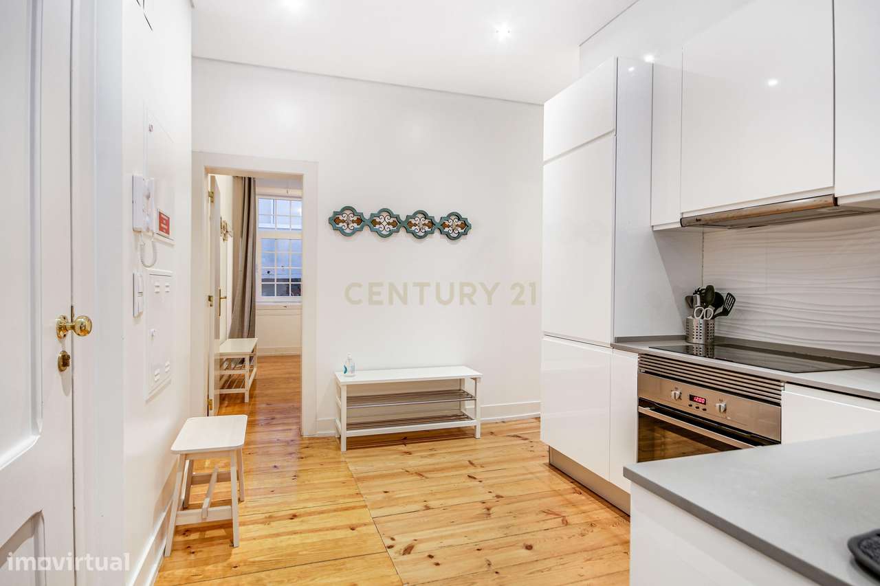 Apartamento T2 na Rua da Prata Nº208-5