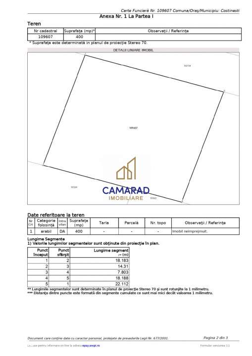 Teren de vanzare de 800 mp - Schitu (Costinesti)-4