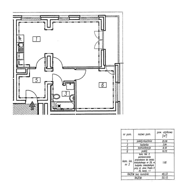 Apartament 2-pokojowy z balkonem- Osiedle Eldorado-14