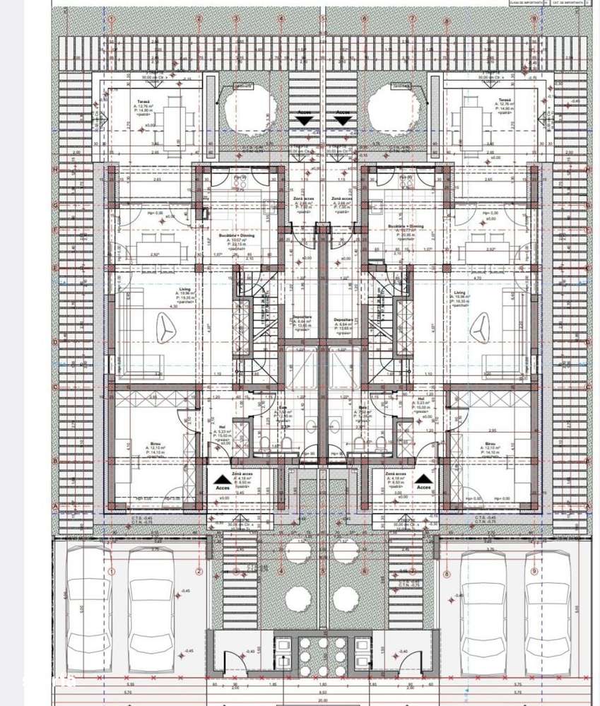Duplex 4-camere-3 bai- despartit prin camere tehnica-165000€ Ghiroda - Imagine principală: 5/6