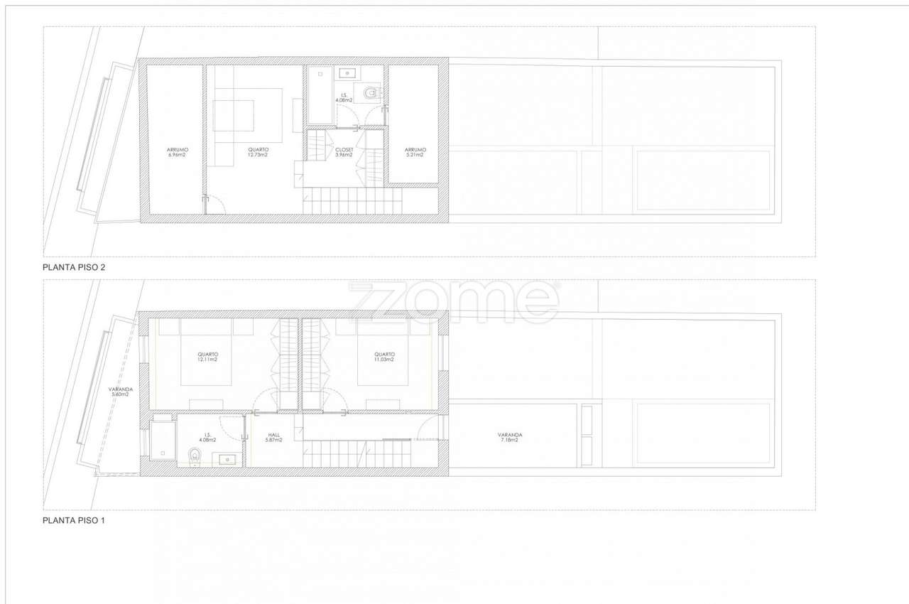 Moradia Nova T3 - Jardim/terraço/varandas - a 700 mts Rotunda Areosa-14