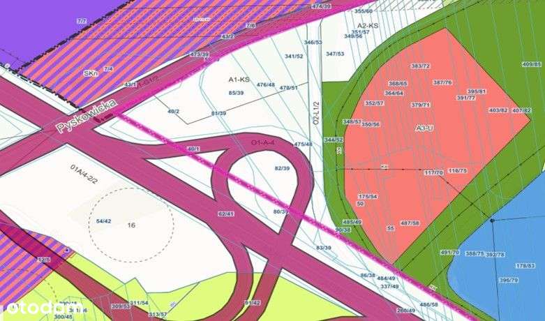 Działka inwestycyjna 0,59 ha przy A4 – węzeł Łany - Pełny obrazek: 4/9