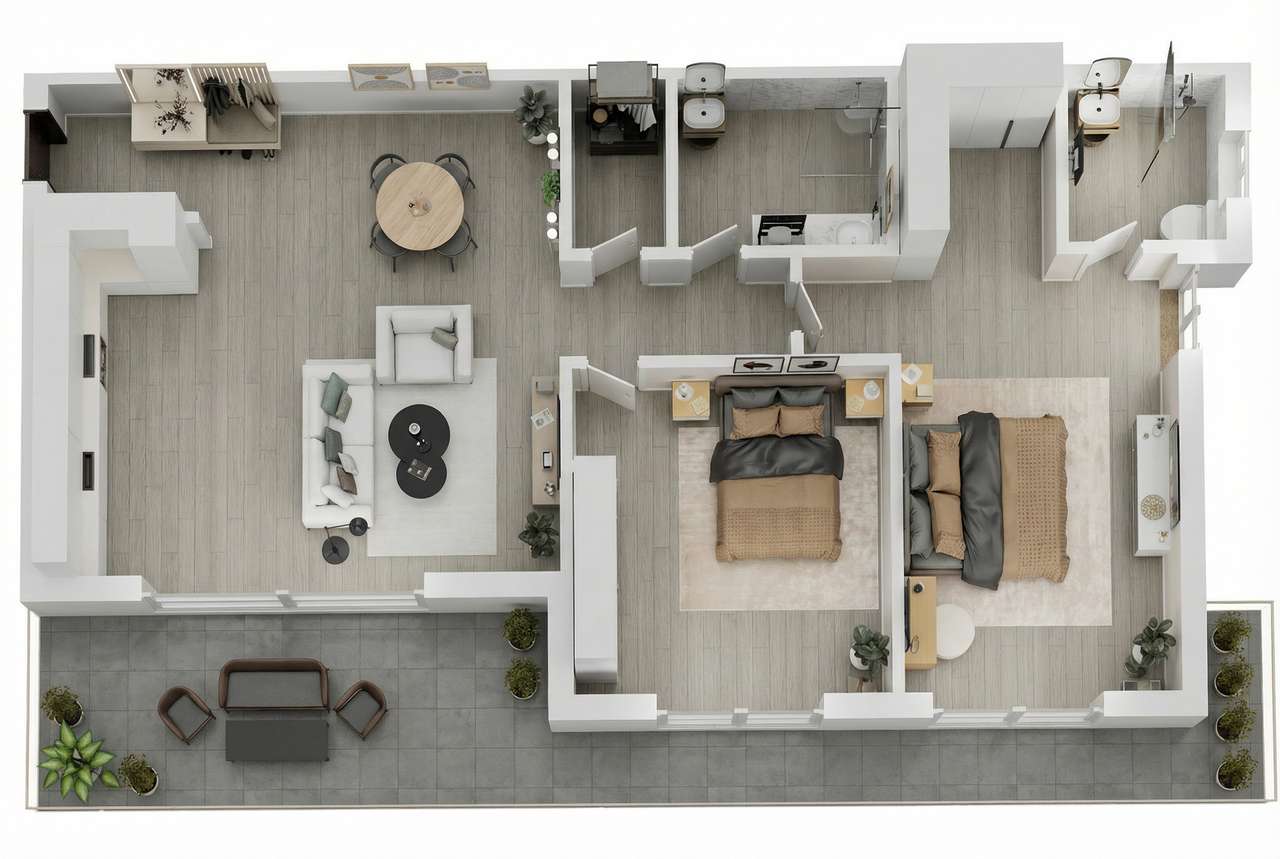 T2 NOVO com closet, A/C e garagem fechada | 155m2 total-21