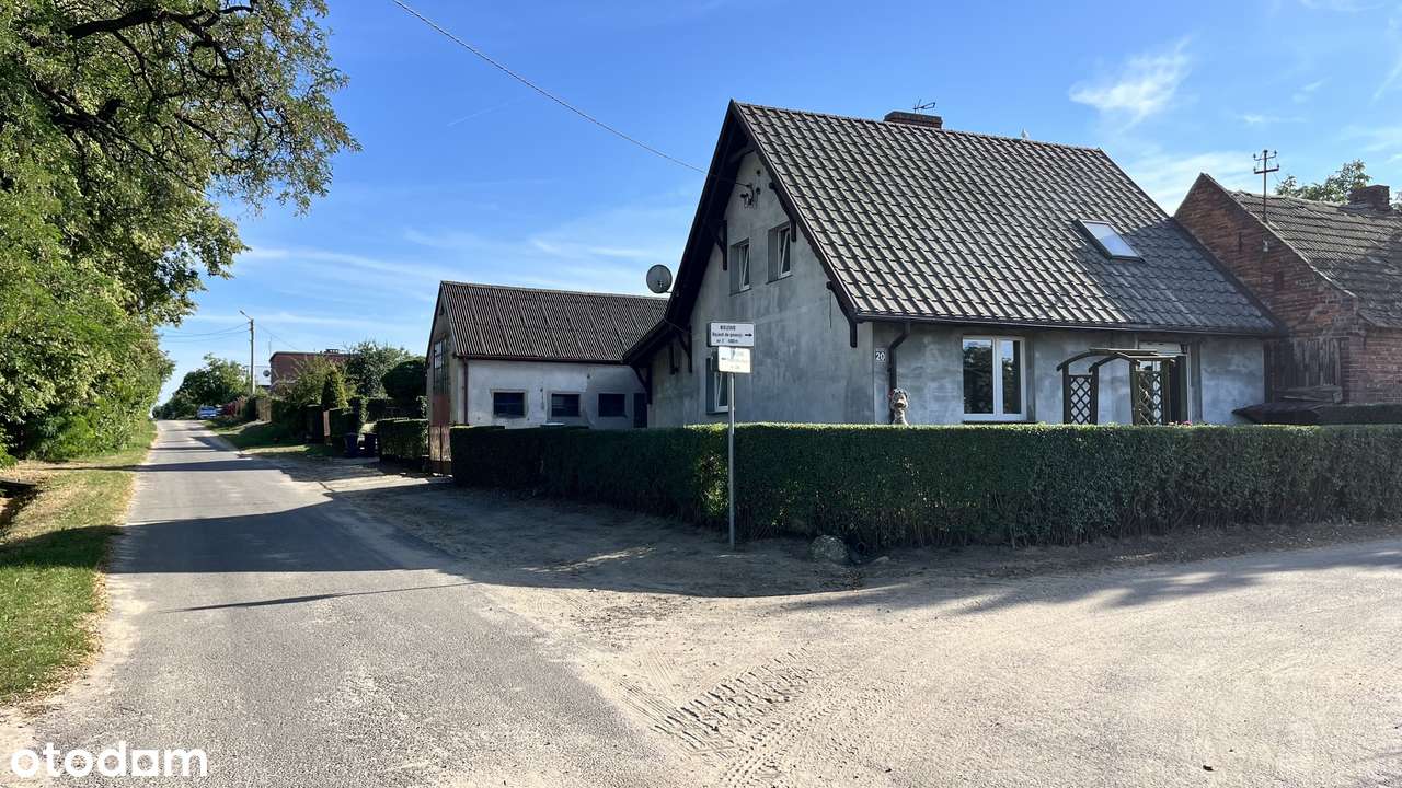 DOM + DUŻY WARSZTAT | 7 POKOI | 1600 m² DZIAŁKI | BIELEWO