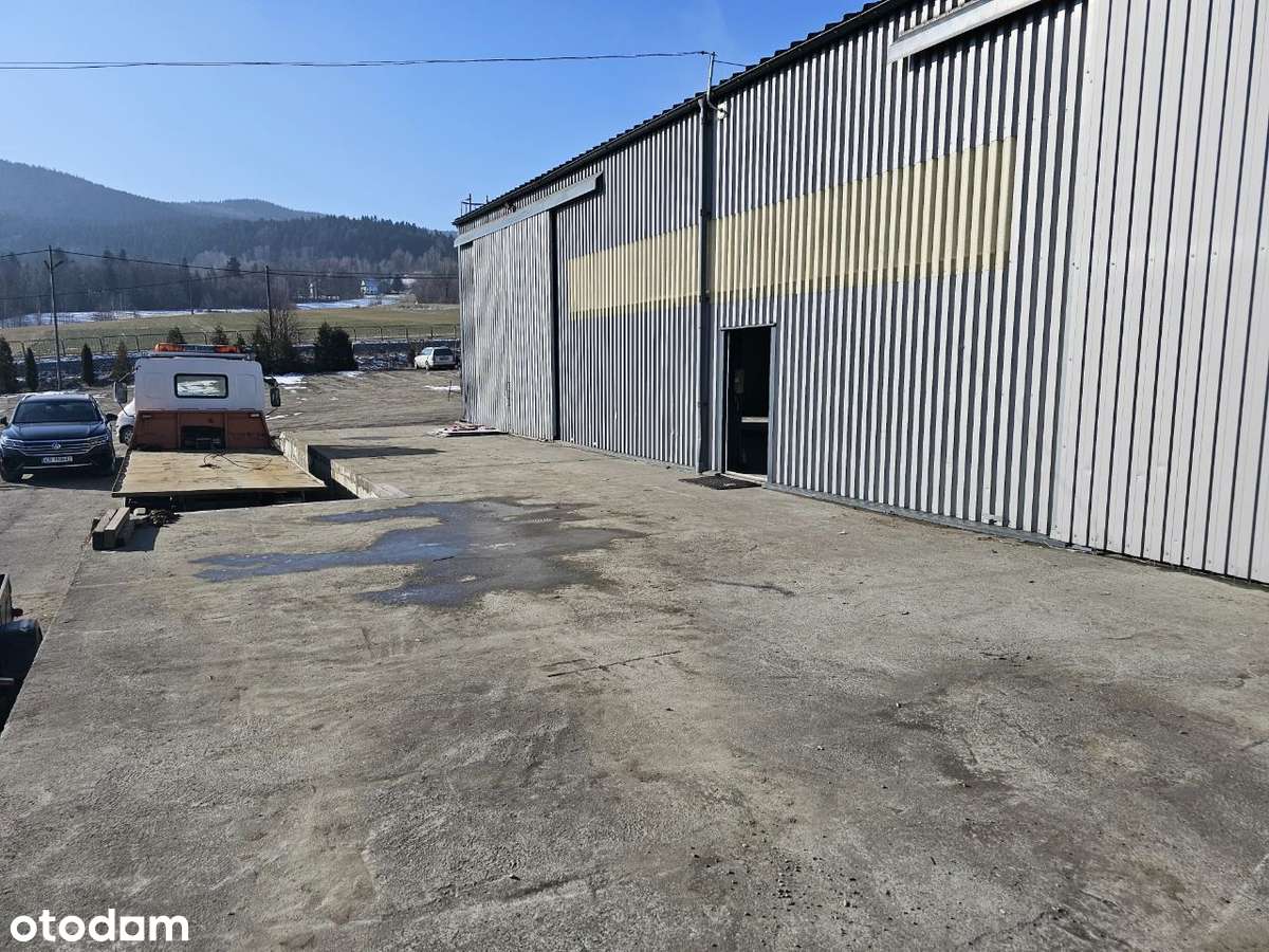 Hala magazynowo - produkcyjna przy DK 28, gm. Tymbark (k.Limanowej) - Pełny obrazek: 4/7