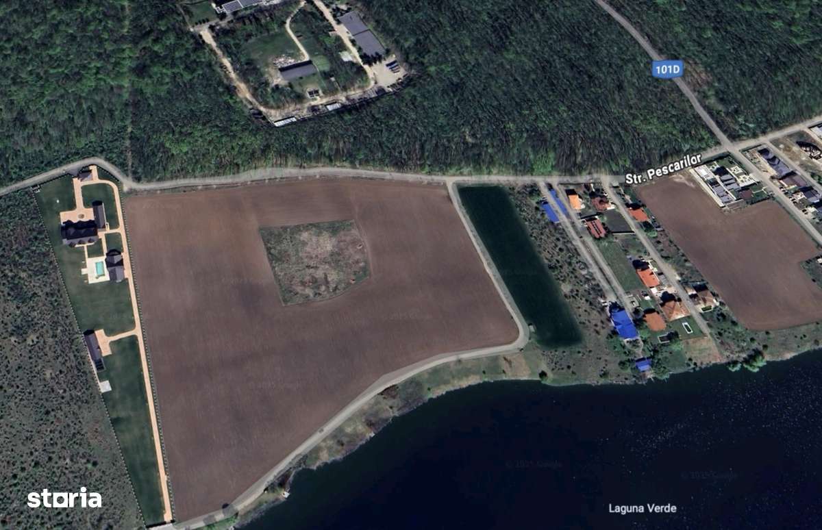 Teren cu acces direct la lac, între pădure și apă – Moara Vlăsiei-1