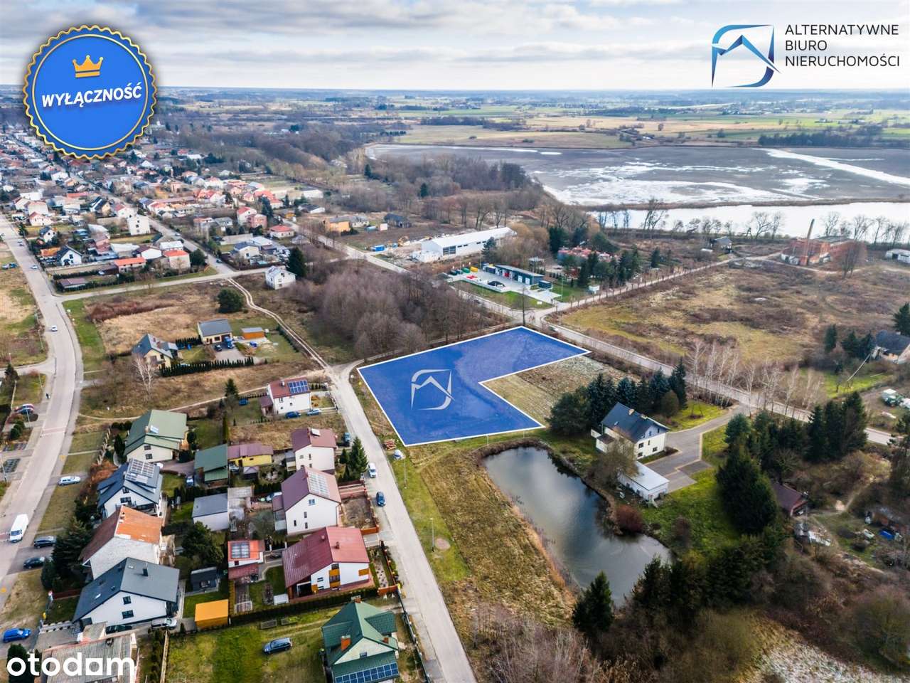 Działka budowlano-usługowa ze stawem - Kock - Pełny obrazek: 2/15