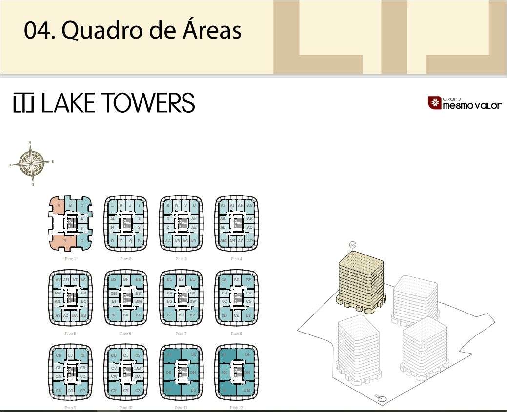 T1 Smart Novo, com varanda e lugar de Garagem, no Empreendimento Lake-18