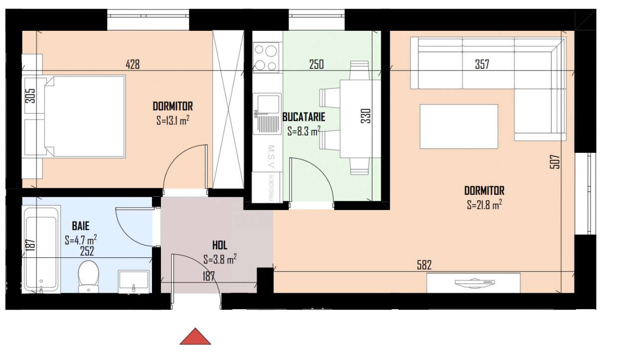 2 Camere | Bragadiru | Soseaua Alexandriei | Bloc Nou | - Imagine principală: 2/17