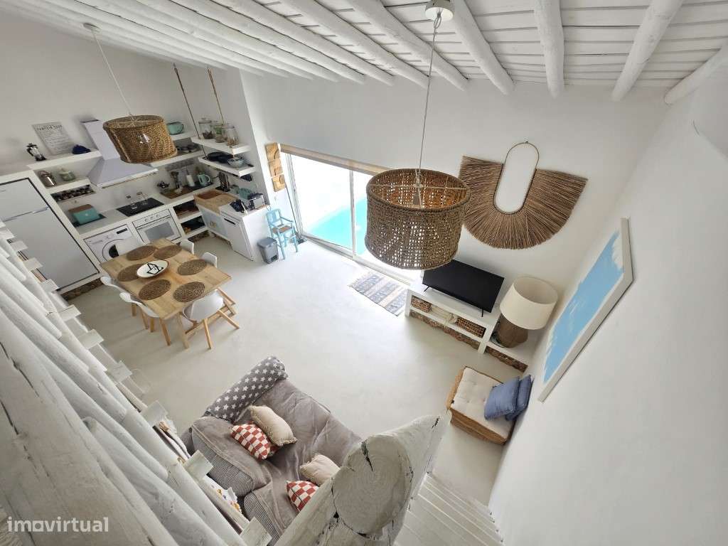 Simpática Moradia T2 com Piscina, perto da praia da Amieira-5