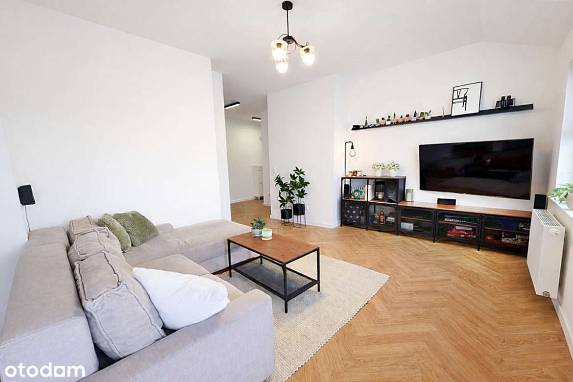 Nowy budynek. 76m2 mieszkania + 20m2 tarasu +4m2 komórka + m-ce post.-10