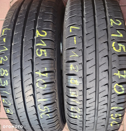 215/70r15C (L1283/23))10 2szt 8/9mm Vantra LT HANKOOK 2022r LETNIE - 1