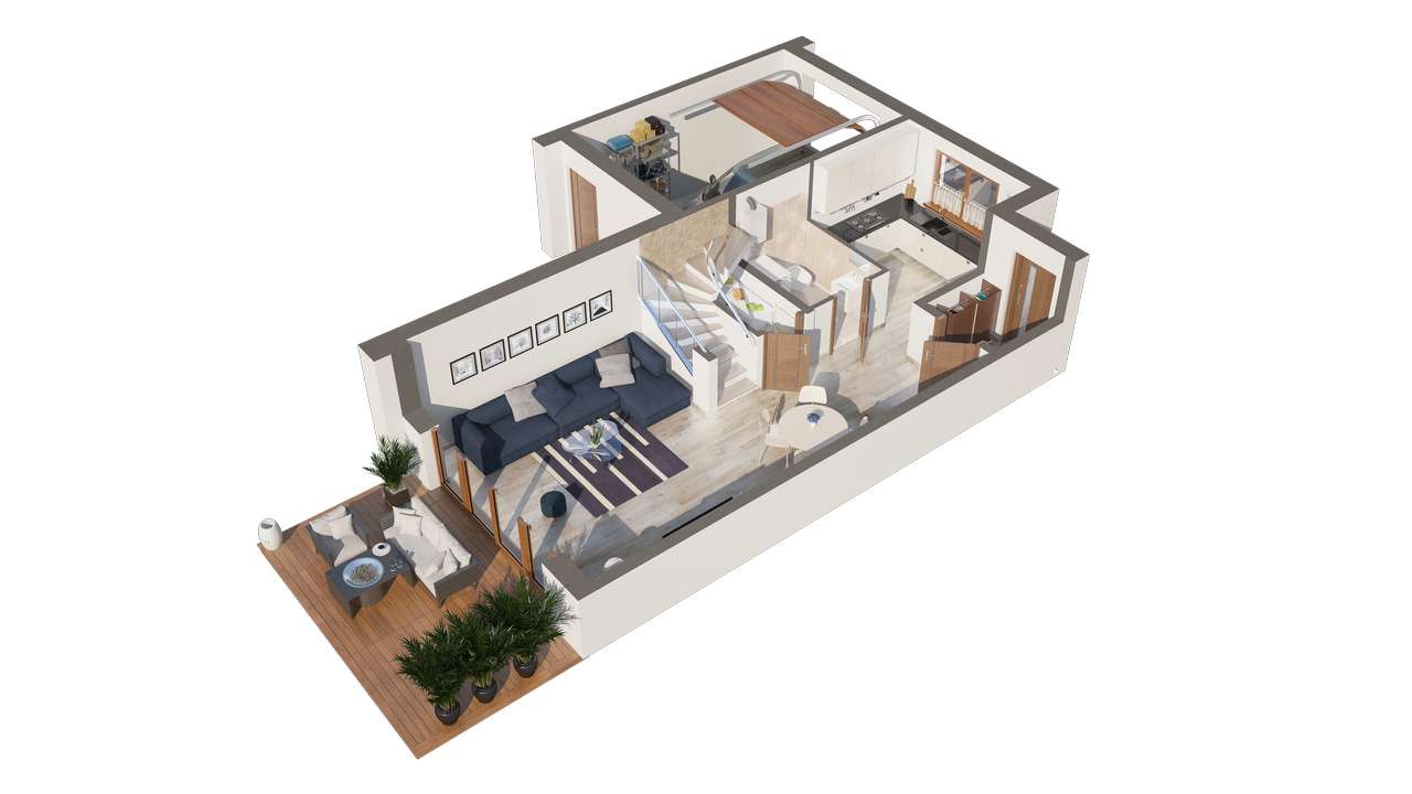 Dom z 5 pokojami i GARAŻEM, szeregowiec! Bez PCC!-5