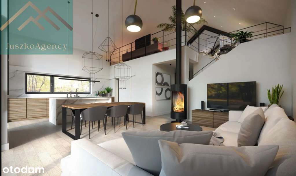 Domy w Różnowie.Stan surowy otwarty, duża działka-8