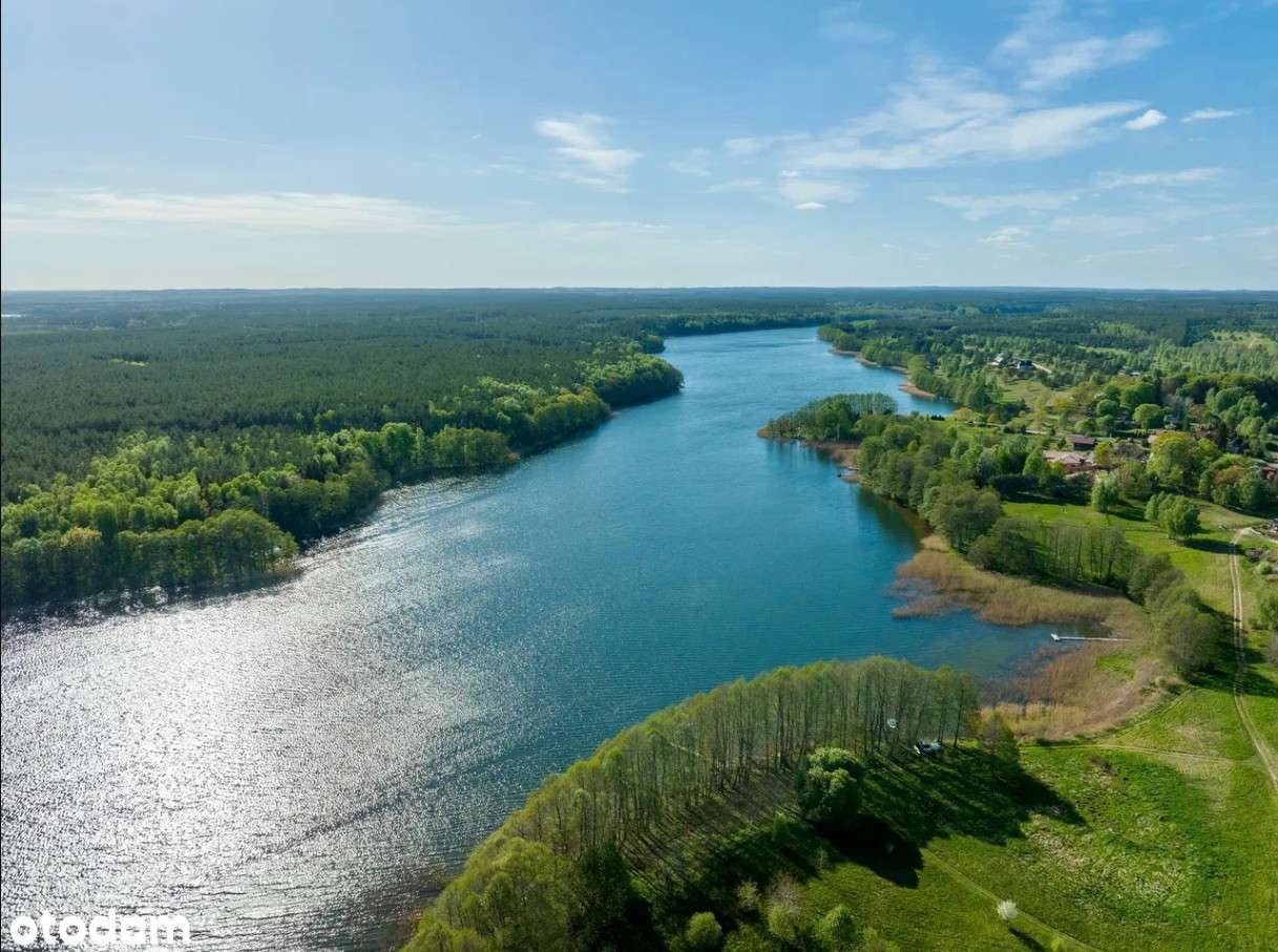 Działka nad Jeziorem Dołgie| las | natura - BUDOWLANA