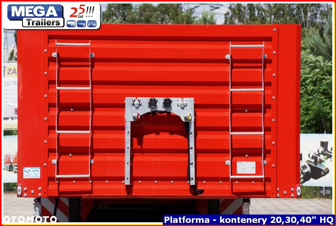 Inny Naczepa platforma H=950 mm MEGA Trailers, budowlana 13.60 m !. - 14