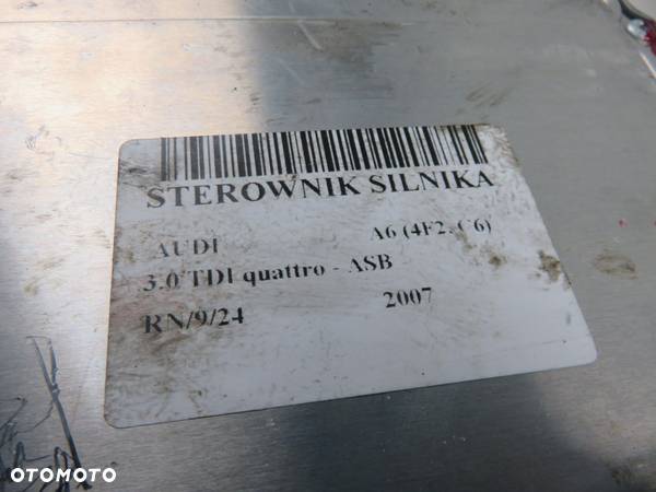 STEROWNIK AUDI A6 (4F2, C6) 3.0 TDI quattro - ASB 4F0907401C 0281013610 - 2