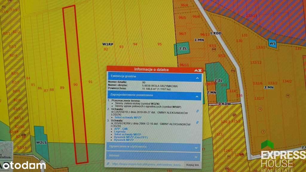 Działka rolna 3 km od Aleksandrowa Łódzkiego - Pełny obrazek: 4/4