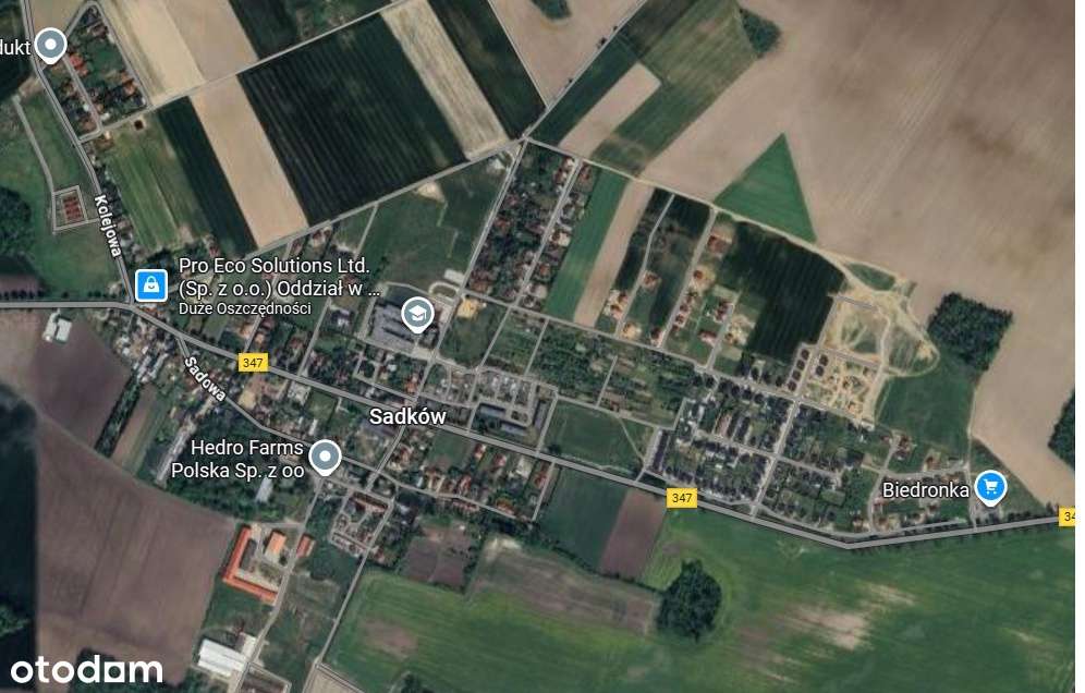 Działka budowlana pod Wrocławiem – Sadków, 920 m², MPZP-1