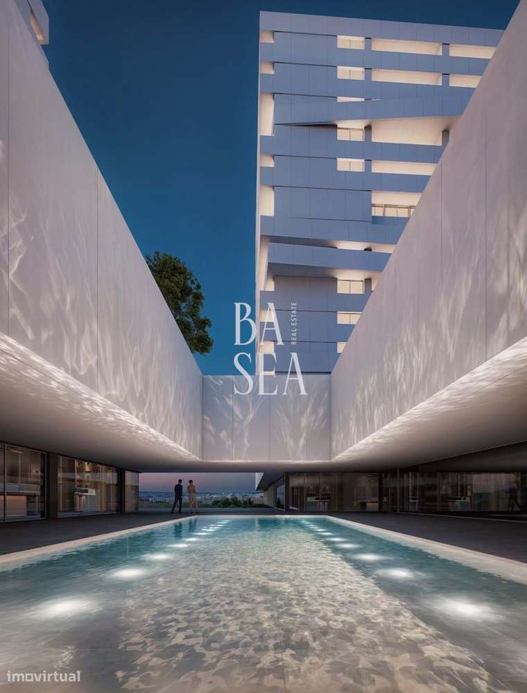 Apartamento T2 novo em condomínio com piscina em Ramalde Porto-12