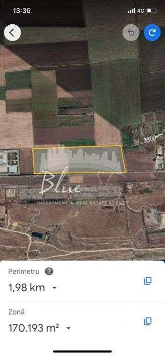 Teren 180000 mp ideal parc logistic - Imagine principală: 1/2
