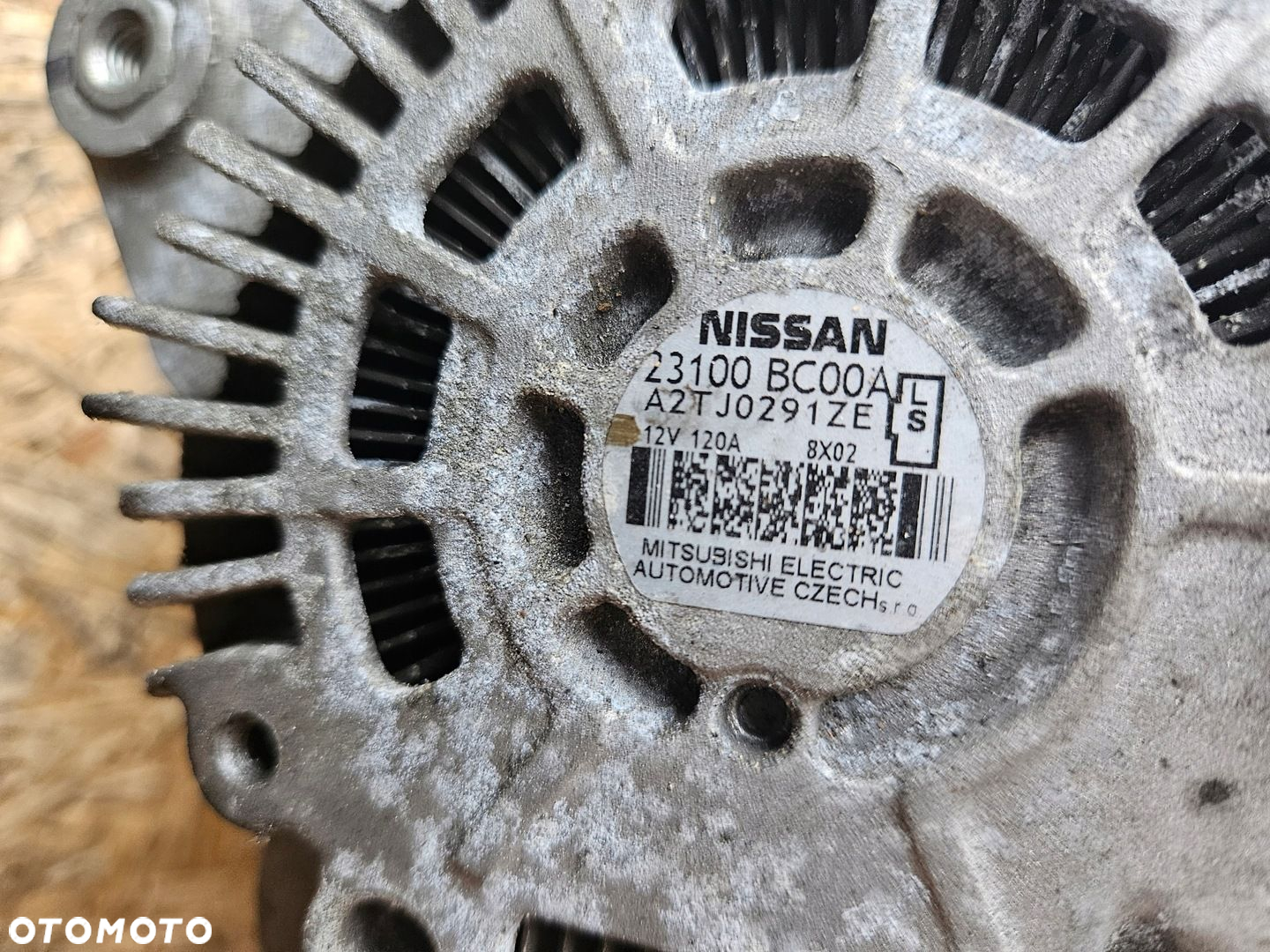 NISSAN QASHQAI I 1.6 ALTERNATOR 23100BC00A - 4