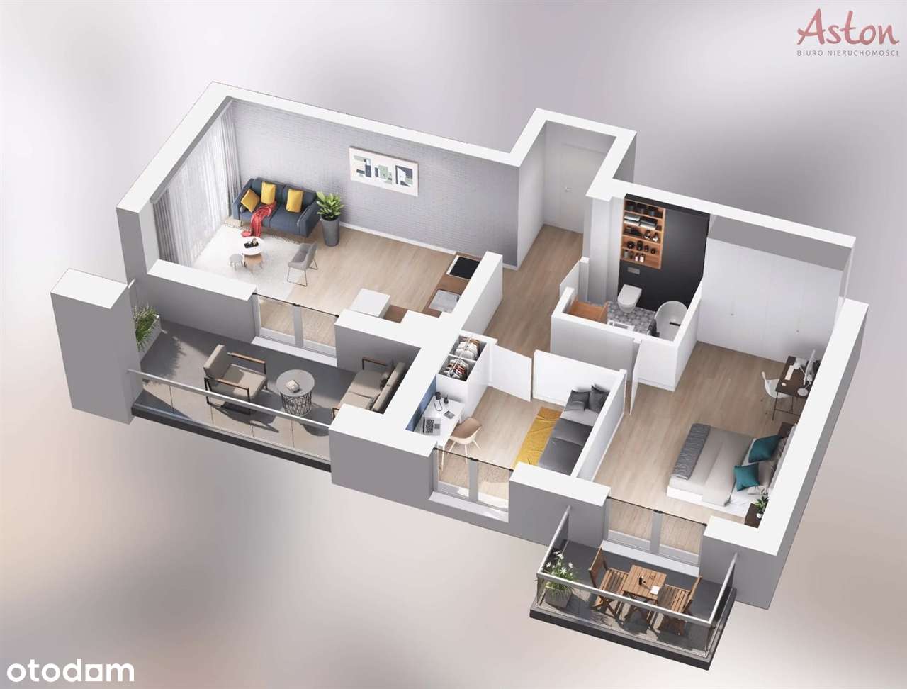 Sosnowiec - mieszkanie na sprzedaż z tarasem - Pełny obrazek: 3/12