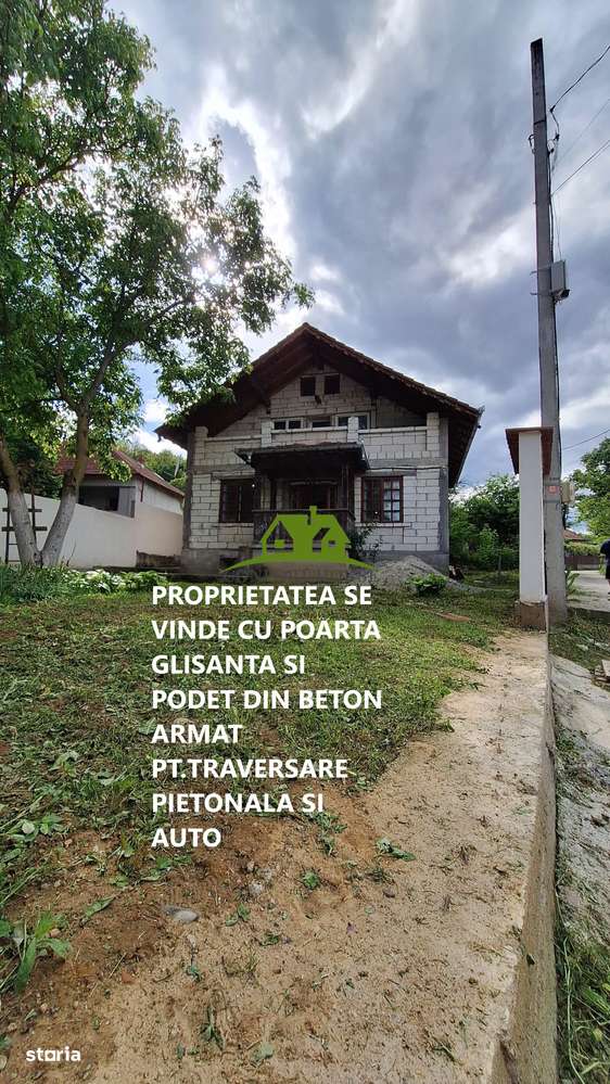 Casa P+M Lunca Bujoreni,locuibila ,imprejmuita cu gard zidit - Imagine principală: 3/19