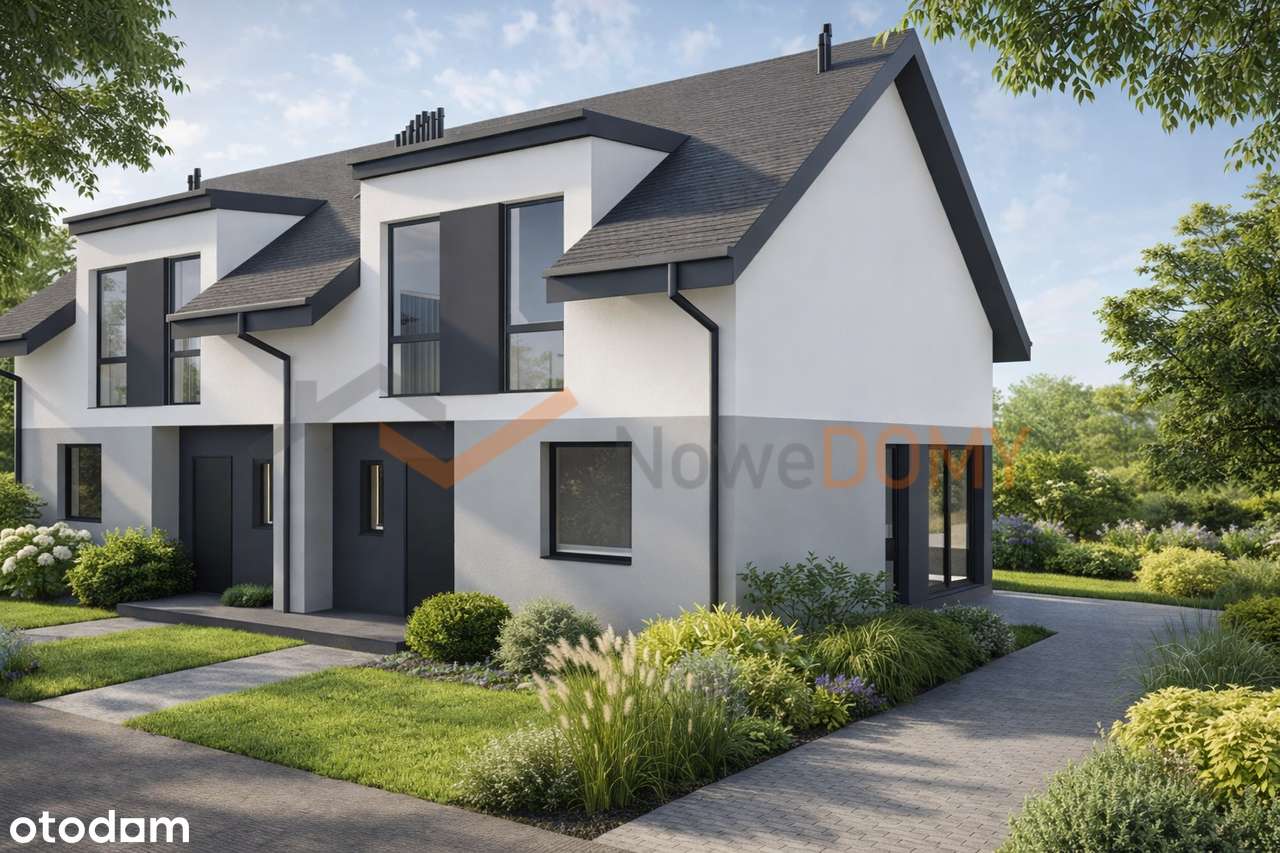 Nowoczesny Bliźniak 101,53 m2 z Wołczkowie z działkami 355 m2 0% prow.