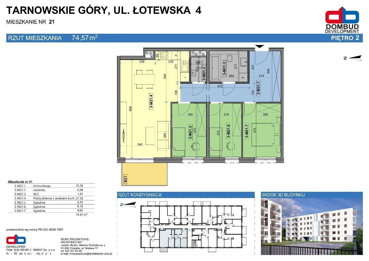 REZERWACJA ul. Łotewska A2/M21 - 4 pok. - Pełny obrazek: 3/13
