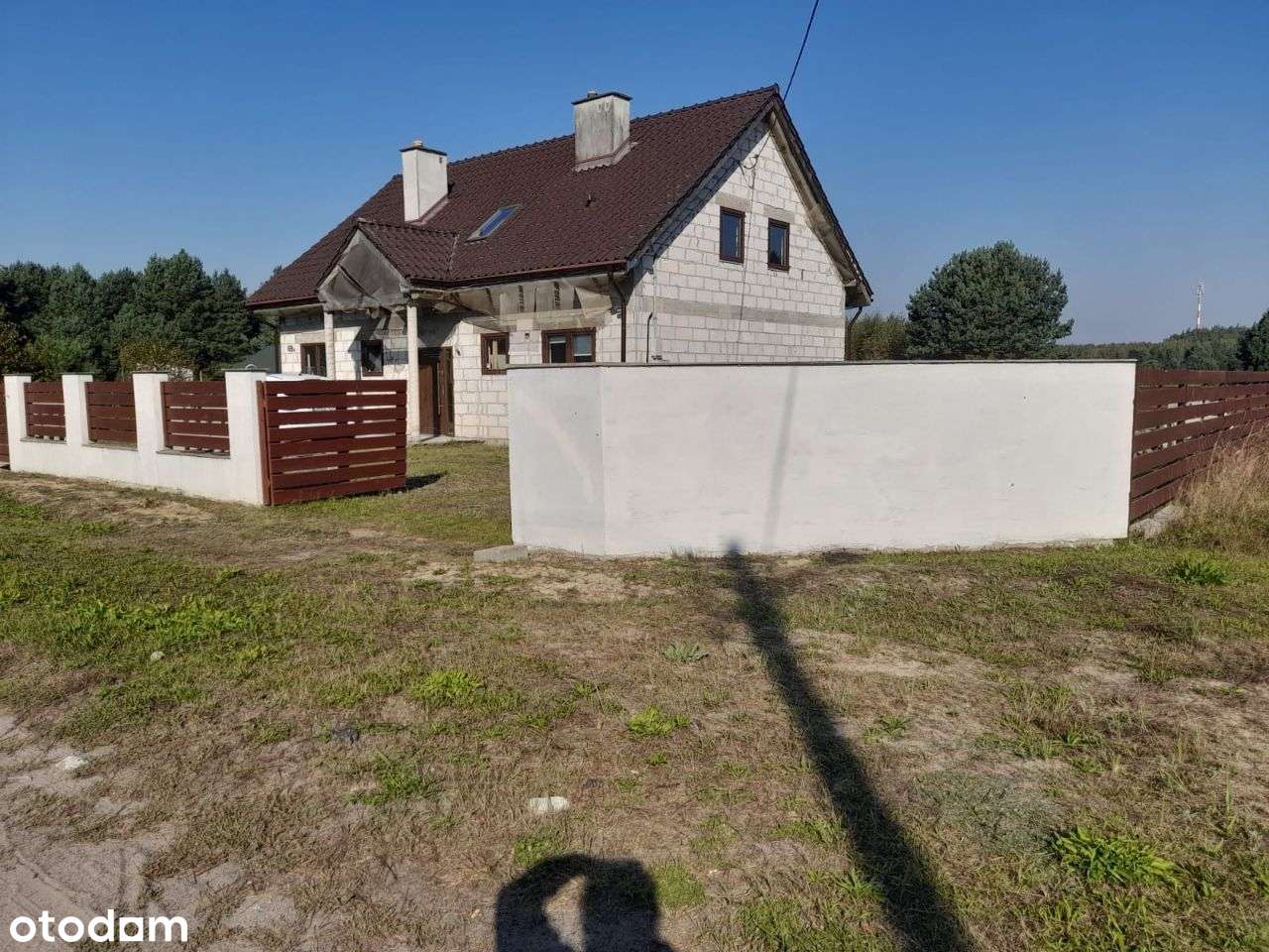 Dom wolnostojący z działką, w trakcie wykańczania,-5