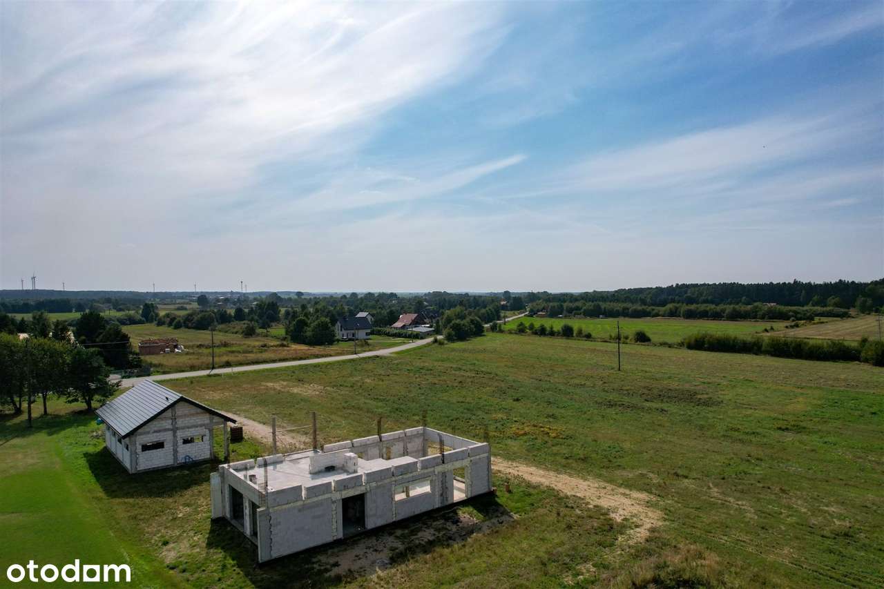 Działka z rozpoczętą nowoczesną budową | Wrześnic - Pełny obrazek: 4/20