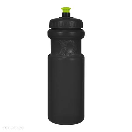 Bidon apa bicicleta 600ml, sticla culoare negru - 1