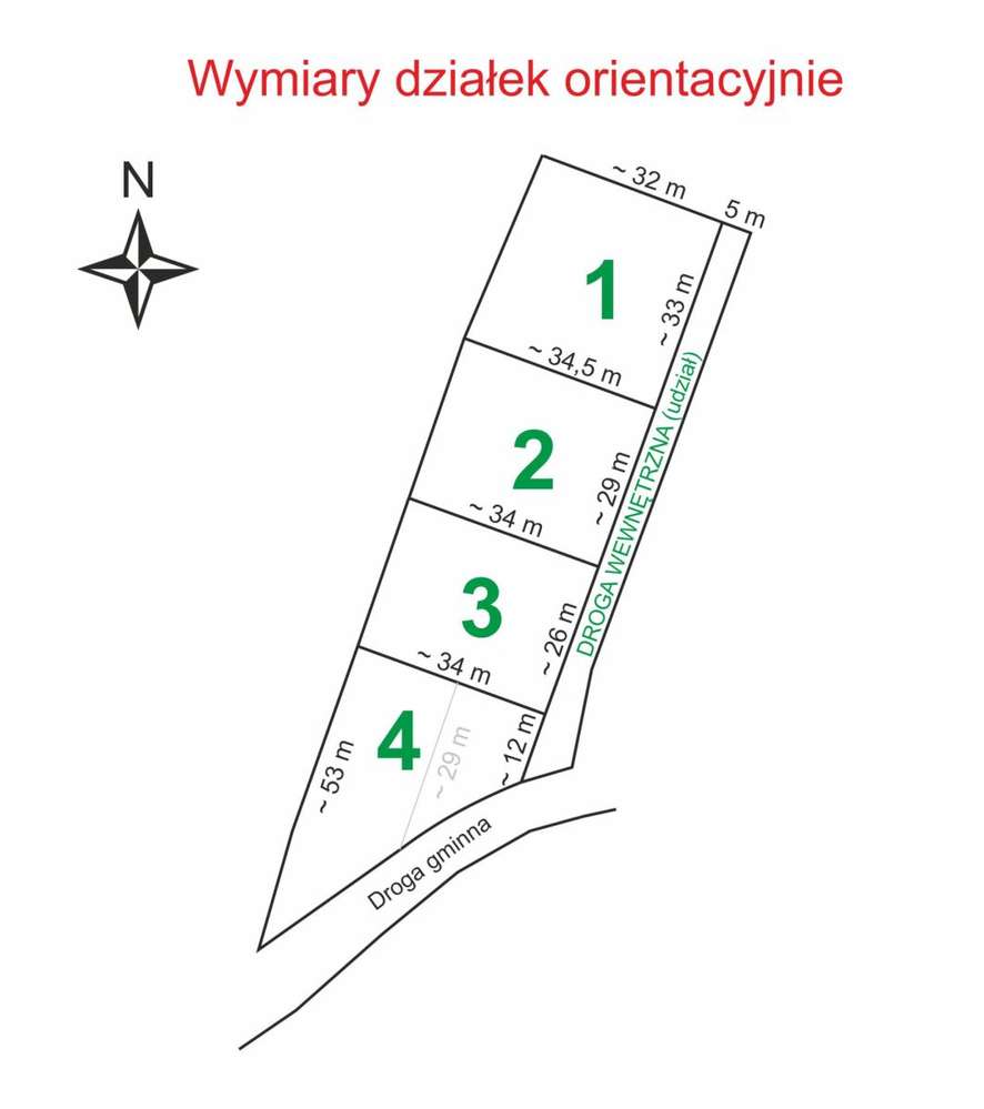 Działki budowlane Szarów gm. Kłaj szeroka 29m-7