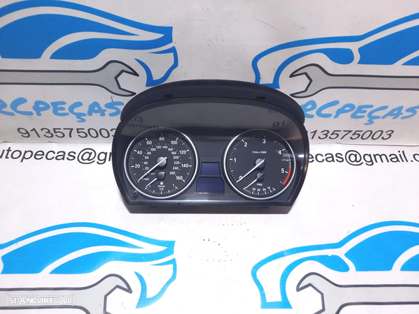 QUADRANTE MOSTRADORES PAINEL INSTRUMENTOS MPH KM SIEMENS BMW SERIE 3 E90 2.0D E91 E92 E93 2.0D 9130231 01 IK913023101I - 2