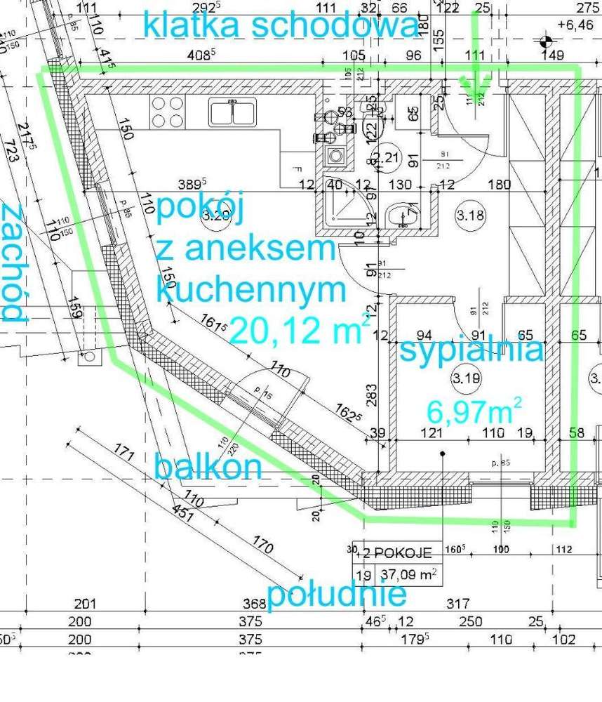 Ostatnie małe 2 pokojowe w budynku, winda, balkon, garaż za dopłatą - Pełny obrazek: 2/18