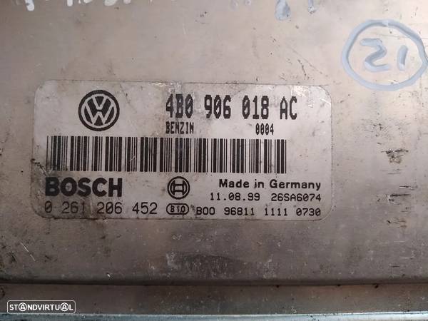 Centralina de motor VW Passat 1.8T 4B0906018AC - 2