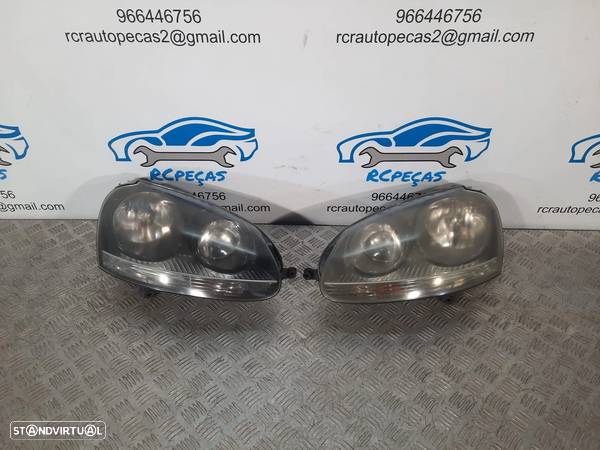 OTICA OTICAS VOLKSWAGEN VW GOLF V 5 MK5 JETTA MK5 OPTICA OPTICAS FAROL FAROIS ORIGINAIS - 6