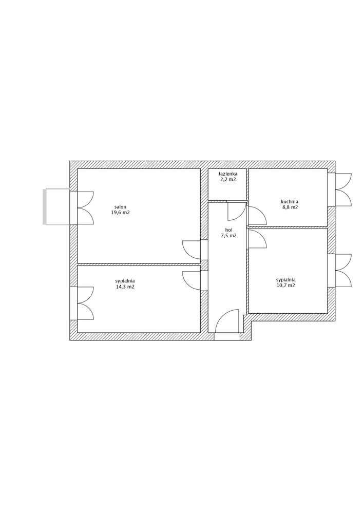 Kopińska, Stara Ochota kamienica 3,06 m wysokie-9